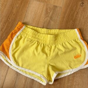 Nike 6.0 board short/athletic. Yellow with orange side. XS and medium low rise